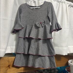 Ruffled Sweater Dress